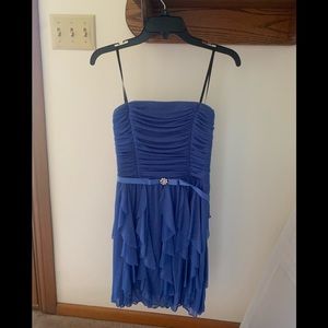 Roberta Blue Sparkling Mini Dress Size 3.